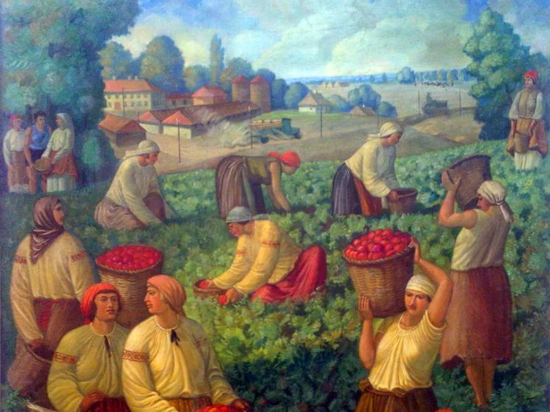 1894-Ivan Ivanovych Padalka - Raccolta di pomodori